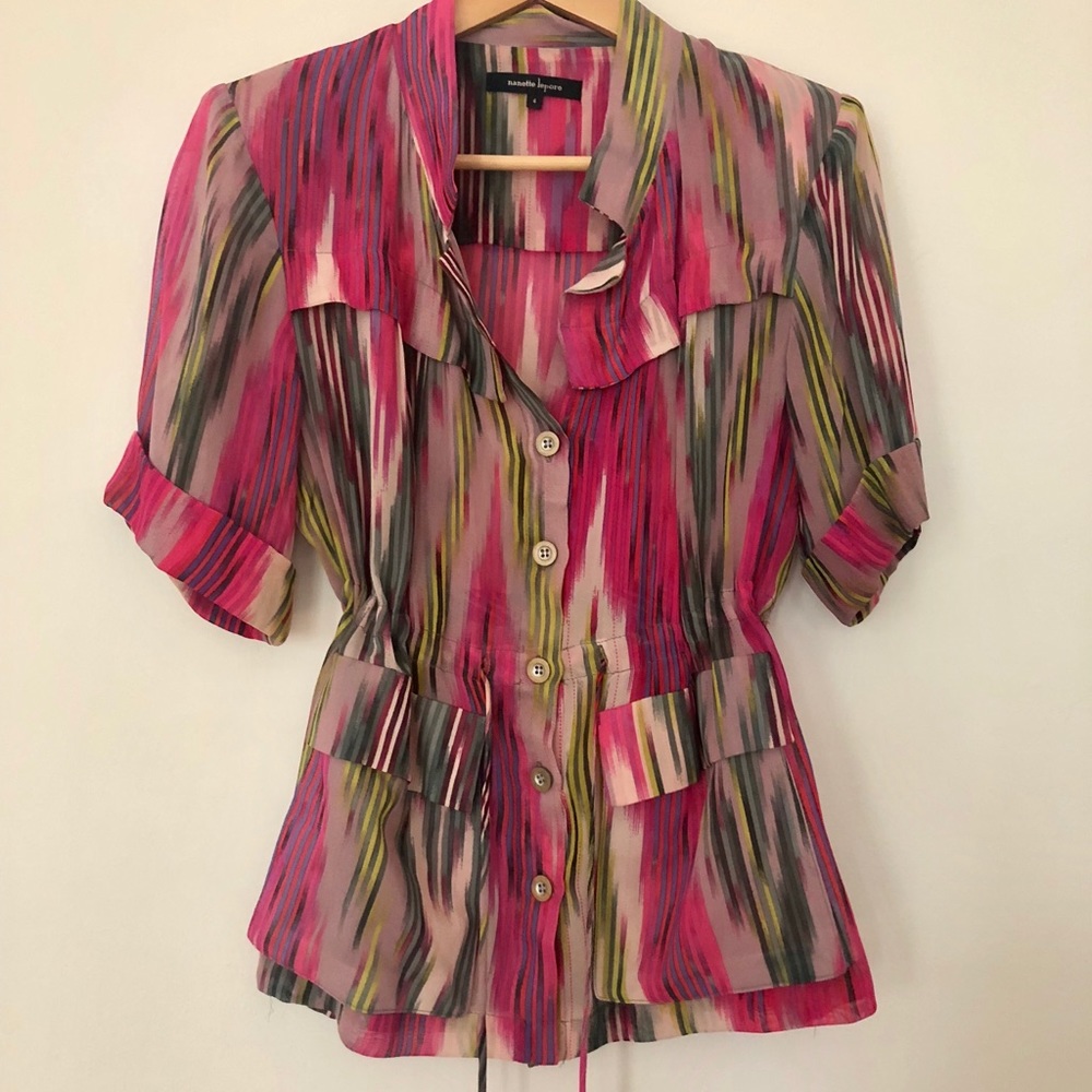 Nanette Lepore 100% Silk Blouse